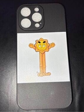 IPhone 16 Pro Max Case Glo Gang Full Art orange/white Brand new Custom art